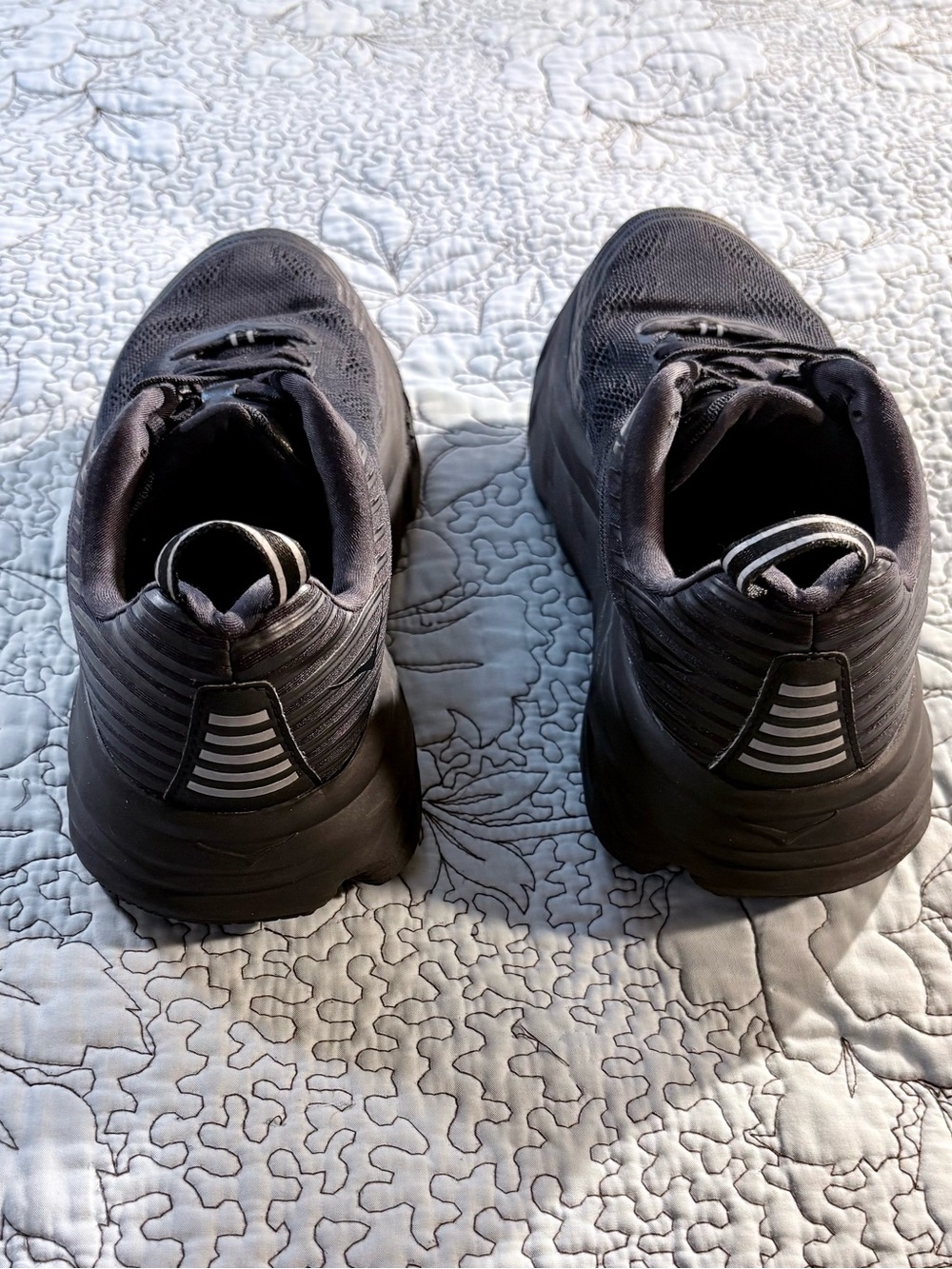 HOKA ONE ONE Bondi 6 Wide Triple Black Running Shoes Women’s Size 9D💕 - Picture 3 of 13